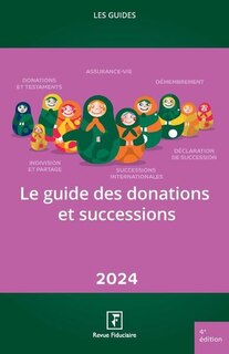 Front cover_Le guide des donations et successions