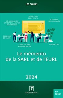 Front cover_Le mémento de la SARL et de l'EURL
