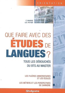 Front cover_Que faire avec des études de langues ?