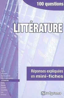 Front cover_Littérature