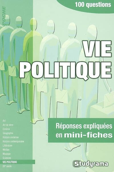 Front cover_Vie politique