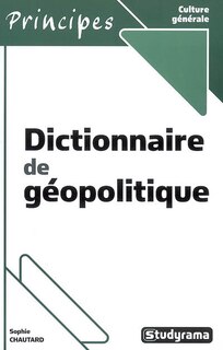 Front cover_Dictionnaire de géopolitique