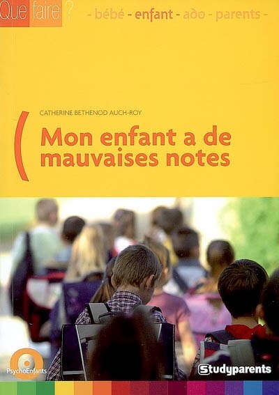 Couverture_Mon enfant a de mauvaises notes