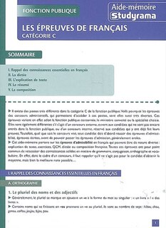 Front cover_Les épreuves de français