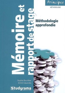 Front cover_Mémoire et rapport de stage