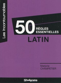 Front cover_50 r&egrave;gles essentielles latin