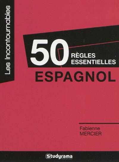 Front cover_50 règles essentielles espagnol