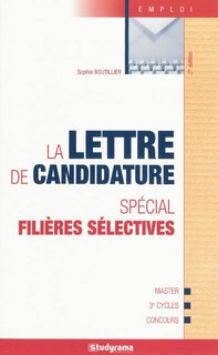 Front cover_La lettre de candidature