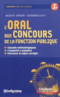 Couverture_L' oral aux concours de la fonction publique