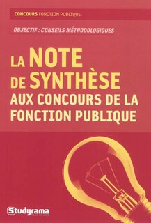 Front cover_La note de synthèse aux concours de la fonction publique