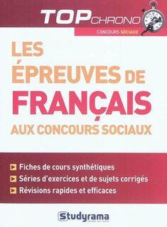 Couverture_Les épreuves de français aux concours sociaux