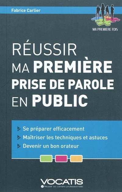Couverture_Réussir ma première prise de parole en public