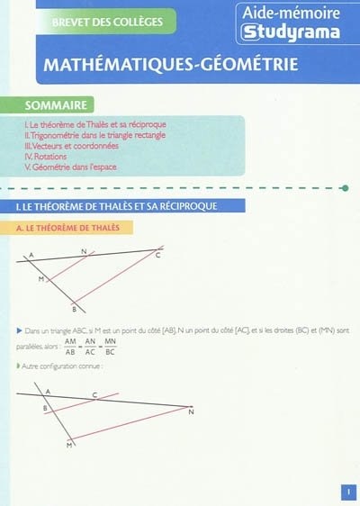 Couverture_Mathématiques, géométrie