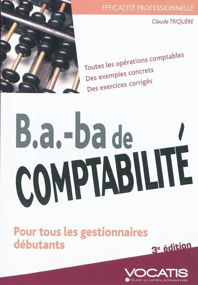 Front cover_B.a.-ba de comptabilité : pour tous les gestionnaires débutants