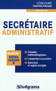 Front cover_Secrétaire administratif