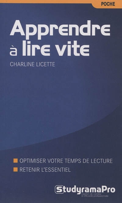 Front cover_Apprendre à lire vite