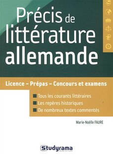 Couverture_Précis de littérature allemande : licence, prépas, concours et examens