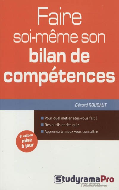 Front cover_Faire soi-même son bilan de compétences 6e edi