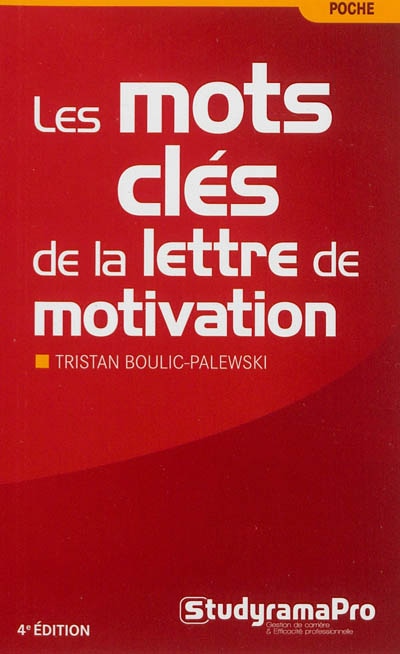 Front cover_Les mots clés de la lettre de motivation
