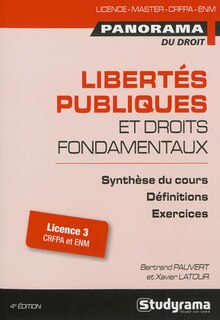 Libertés publiques et droits fondamentaux: synthèse du cours, définitions, exercices