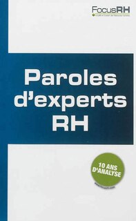 Front cover_Paroles d'experts RH