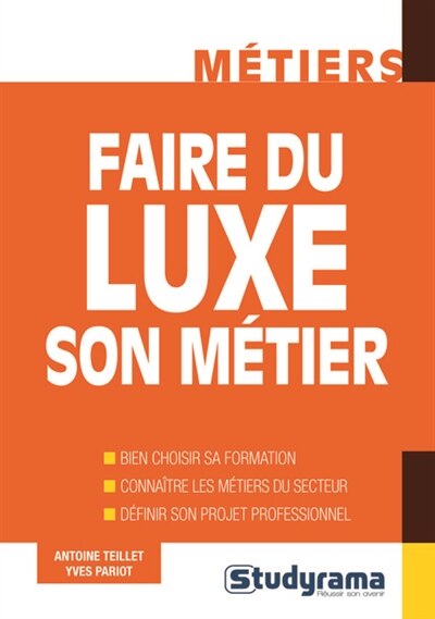 Couverture_Faire du luxe son métier