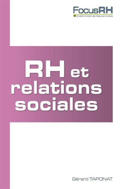 Front cover_RH et relations sociales