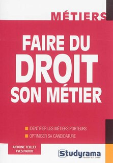Couverture_Faire du droit son métier