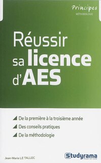 Front cover_Réussir sa licence d'AES