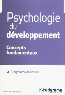Couverture_Psychologie du développement : concepts fondamentaux
