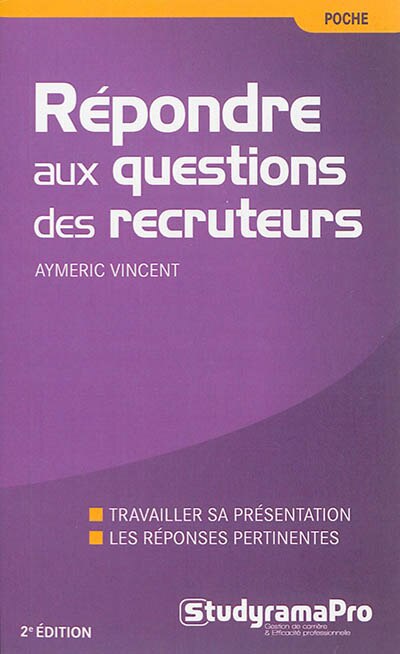 Front cover_Répondre aux questions des recruteurs