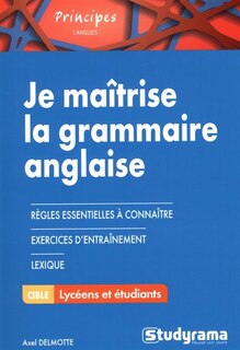 Front cover_Je maîtrise la grammaire anglaise