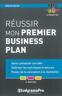 Front cover_Réussir mon premier business plan