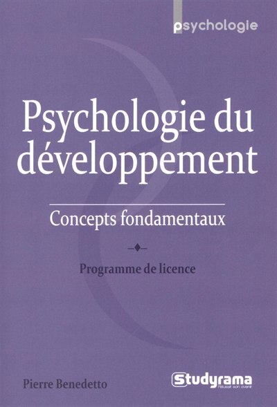 Couverture_Psychologie du développement : concepts fondamentaux