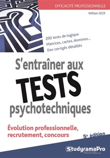 Front cover_S'entraîner aux tests psychotechniques