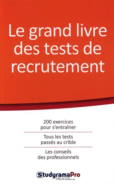 Front cover_Le grand livre des tests de recrutement