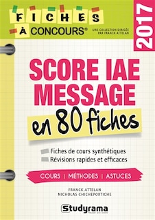 Couverture_Score IAE-Message en 80 fiches