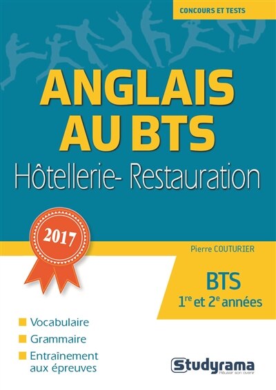 Front cover_L' anglais au BTS hôtellerie-restauration