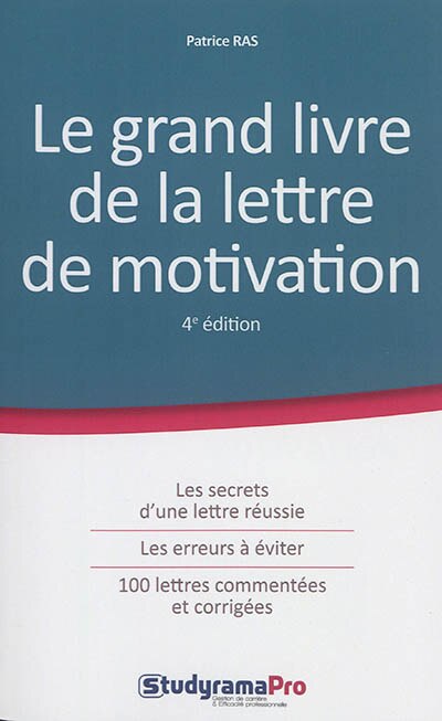 Front cover_Le grand livre de la lettre de motivation