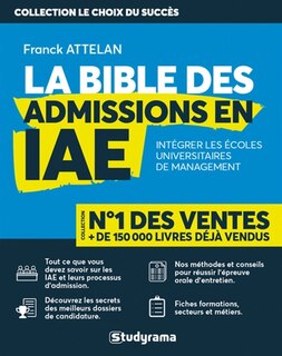 Front cover_La bible des admissions en IAE