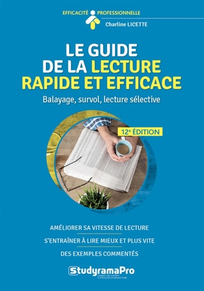 Couverture_Le guide de la lecture rapide & efficace : balayage, survol, lecture sélective