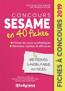 Couverture_Concours Sésame en 40 fiches