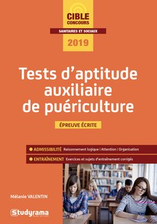 Couverture_Tests d'aptitude auxiliaire de puériculture