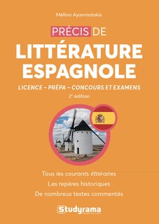 Couverture_Précis de littérature espagnole
