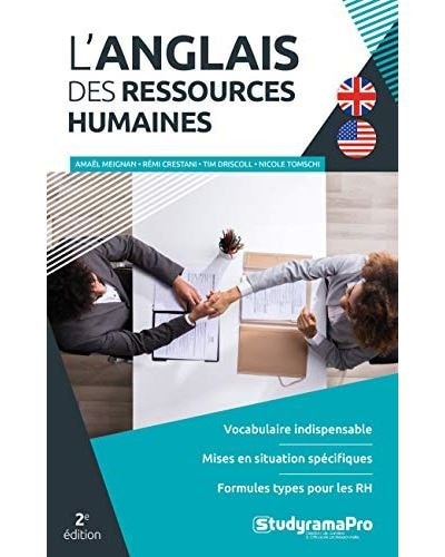 Front cover_L'anglais des ressources humaines : vocabulaire indispensable, mises en situation spécifiques, formules types pour les RH
