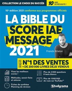 Front cover_La bible du Score IAE Message
