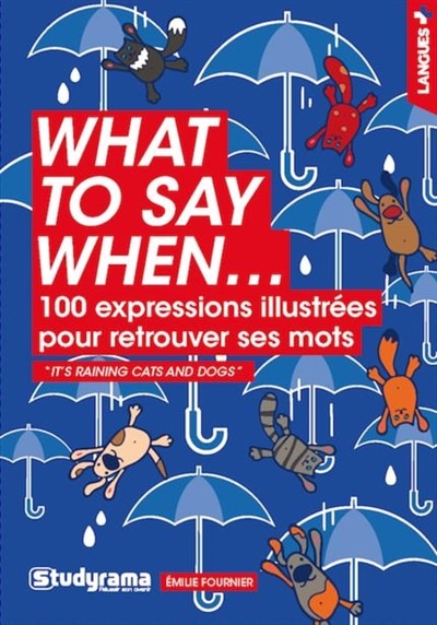 Front cover_What to say when... : 100 expressions illustrées pour retrouver ses mots