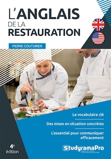 Front cover_L'anglais de la restauration : le vocabulaire clé, des mises en situation concrètes, l'essentiel pour communiquer efficacement