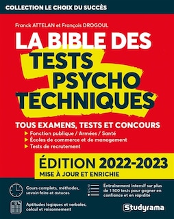 Front cover_La bible des tests psychotechniques