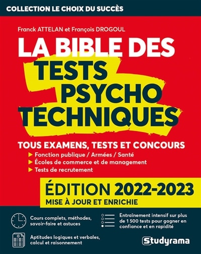 Front cover_La bible des tests psychotechniques